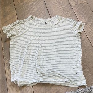 pacsun ripped striped t shirt size XS